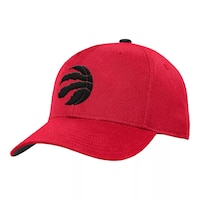 Youth Toronto Raptors Precurve Snapback Cap Front_Angled_Left
