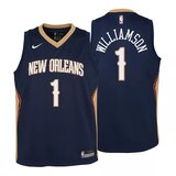 New Orleans Pelicans Kids' Zion Williamson Swingman - Icon Edition Basketball Jersey, NBA Composite_or_Mixed