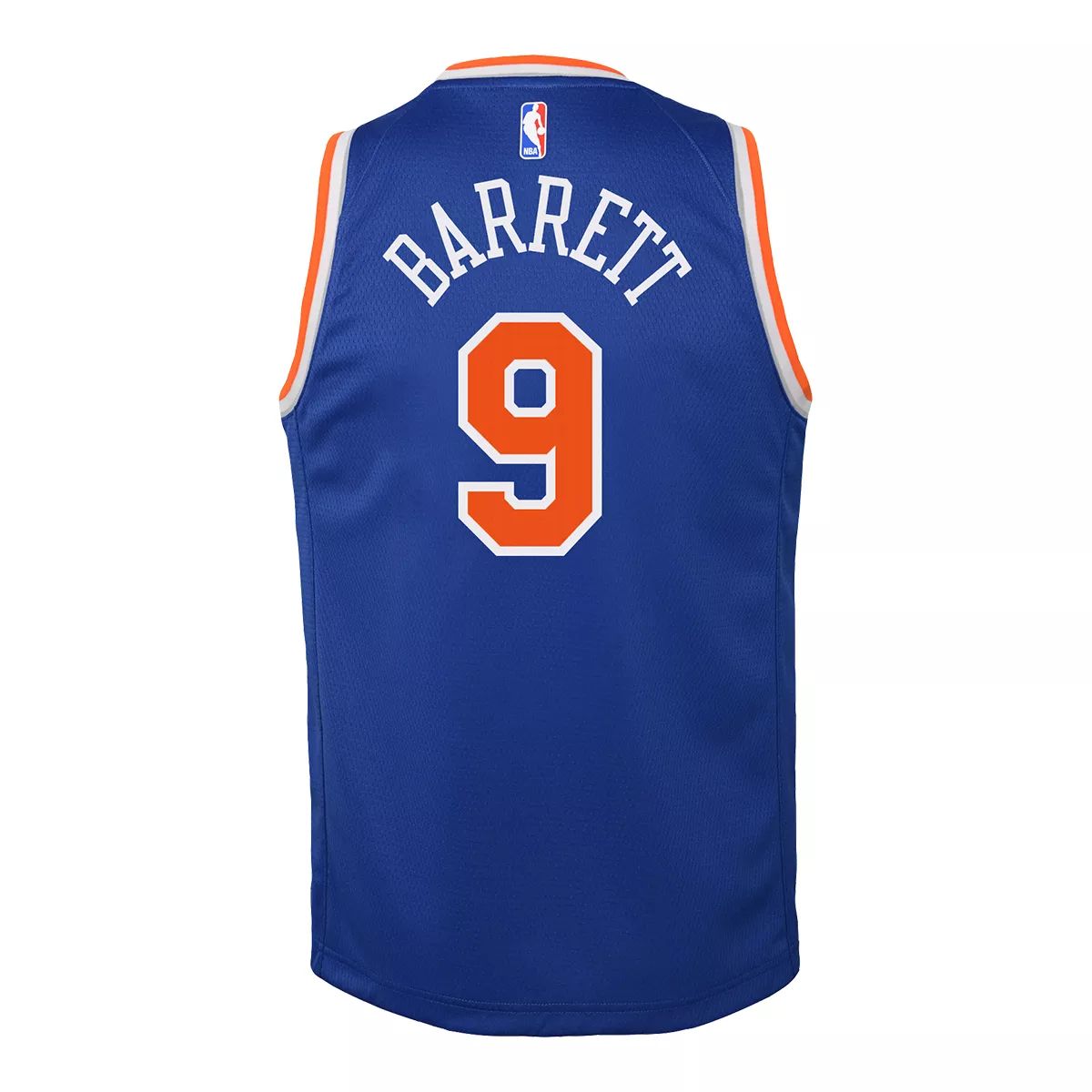 New York Knicks Kids' RJ Barrett Swingman - Icon Edition Basketball Jersey, NBA
