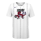 Youth Toronto Raptors Nike Hardwood Classics Fred VanVleet Player Tee Front_Flat