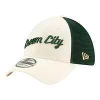 Milwaukee Bucks New Era City Edition 39THIRTY Stretch Fit Adjustable Hat, NBA, Basketball Front_Angled_Left