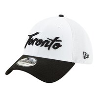 Toronto Raptors New Era City Edition Holiday 39THIRTY Stretch Fit Adjustable Hat, NBA, Basketball Front_Angled_Left