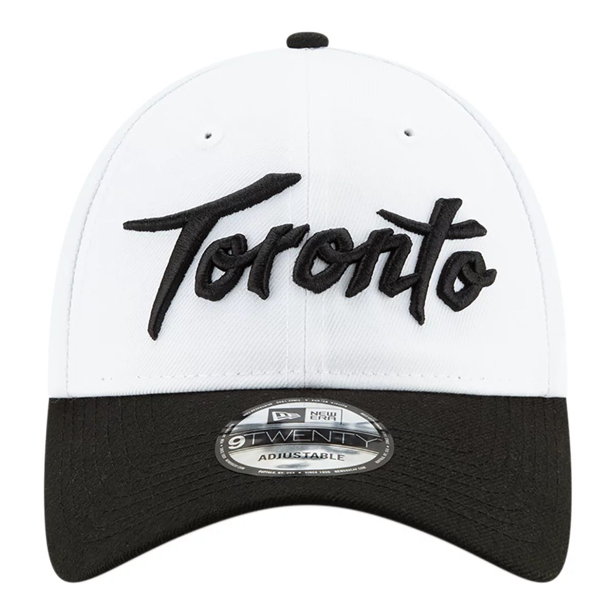 Toronto Raptors New Era City Edition Holiday 9TWENTY Relaxed Fit Adjustable Hat, NBA, Basketball Front_Flat