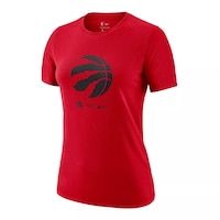 Toronto Raptors Nike Women's Dri-FIT Logo T Shirt Front_Three_Fourths_Angled_Left