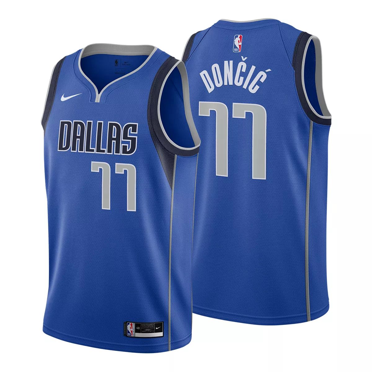 Dallas Mavericks Nike Icon Edition Swingman Jersey - Blue - Luka Doncic -  Mens