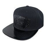Memphis Grizzlies Mitchell and Ness Men's Hardwood Classics Midnight Snapback Cap Front_Angled_Left