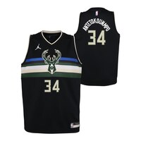 Milwaukee Bucks Kids' Giannis Antetokounmpo Statement Edition Basketball Jersey, NBA Composite_or_Mixed