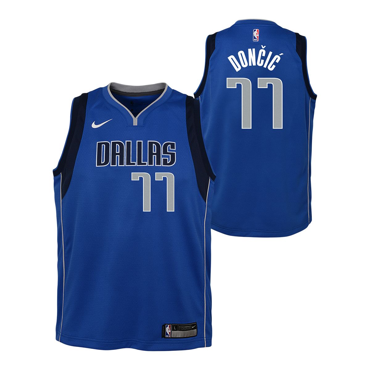 Dallas Mavericks Nike Kids' Luka Doncic Swingman - Icon Edition Basketball Jersey, NBA