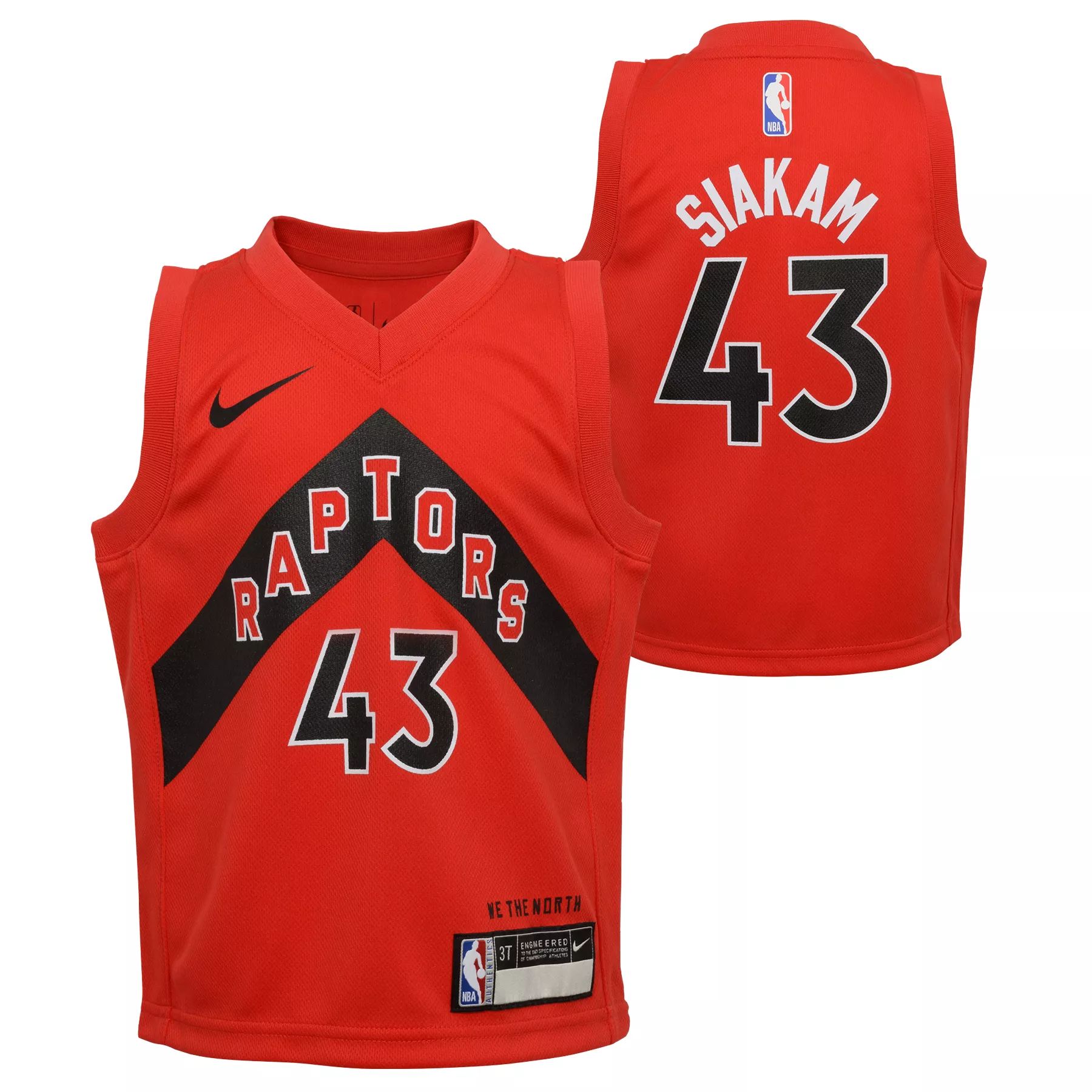 NIKE Toronto Raptors Nike Toddler Pascal Siakam Swingman - Icon Edition  Basketball Jersey NBA