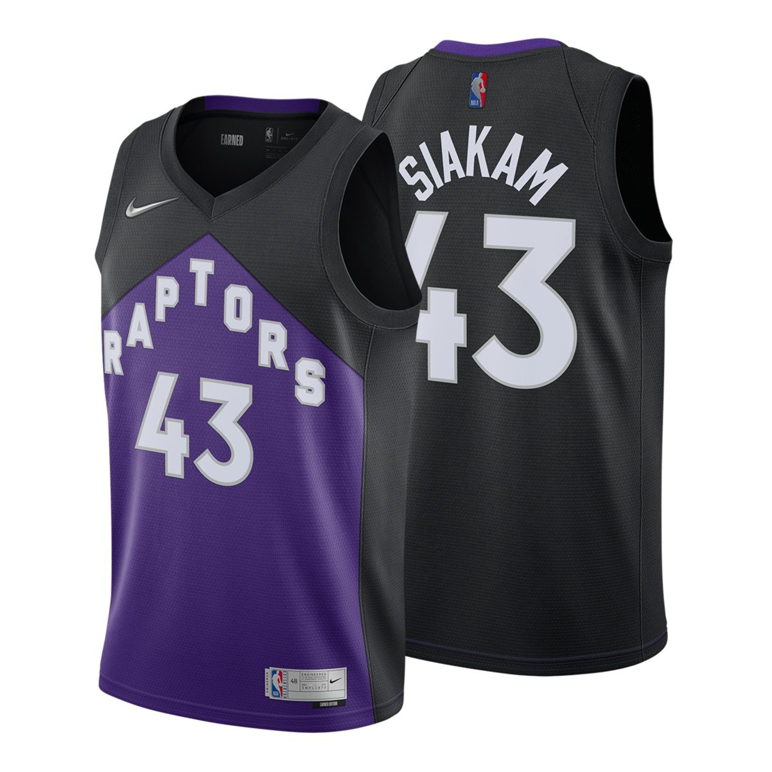 Toronto Raptors Nike Men's Pascal Siakam Earned Swingman Basketball Jersey, NBA