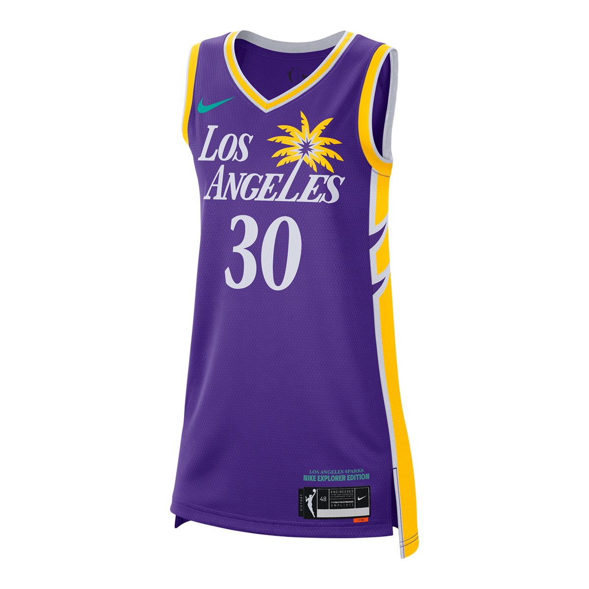 Los Angeles Sparks Road Uniform - Women's National Basketball