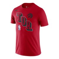 Toronto Raptors Nike Men's Essential 3D Block T Shirt Front_Angled_Left