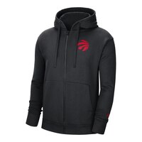 Toronto Raptors Nike Men's Statement Fleece Full Zip Hoodie Front_Angled_Left