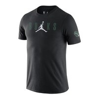 Milwaukee Bucks Nike Men's Statement Courtside Jordan T Shirt Front_Angled_Left