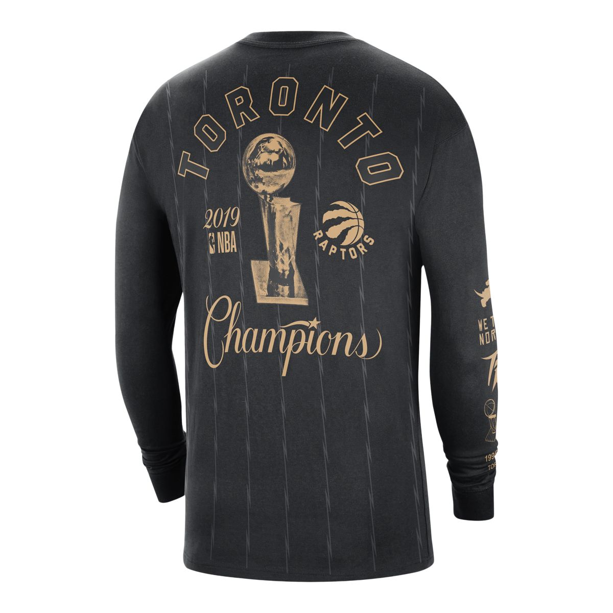 Toronto Raptors Nike Mixed Tape City Edition Long Sleeve Shirt