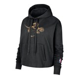 Toronto Raptors Nike Women's Mixed Tape City Edition Essential Hoodie Front_Angled_Left