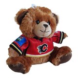 Calgary Flames Forever Collectibles 7.5-Inch Jersey Bear Front_Angled_Right