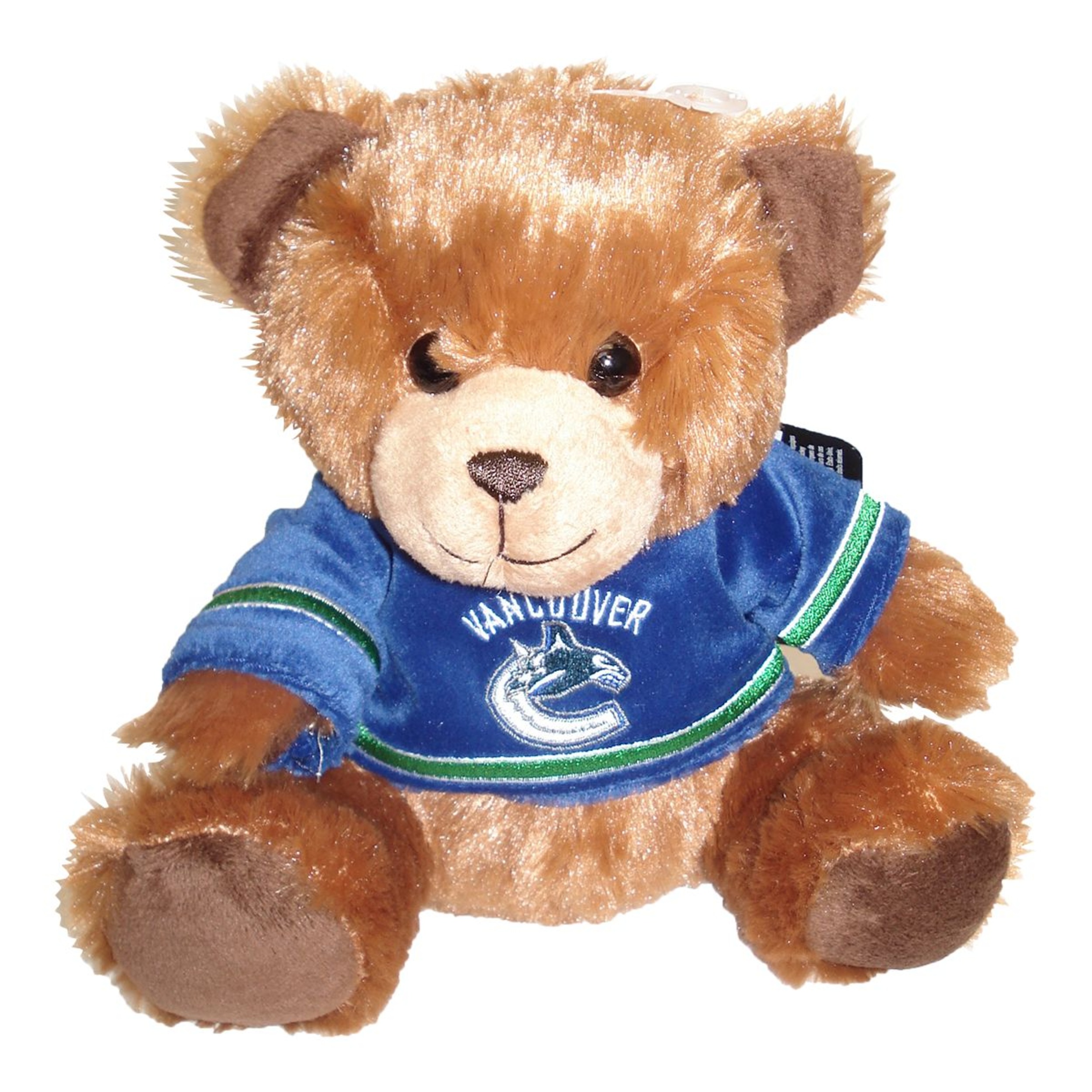 Vancouver Canucks Forever Collectibles 7.5-Inch Jersey Bear Front_Flat