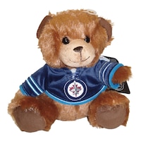Winnipeg Jets Forever Collectibles 7.5-Inch Jersey Bear Front_Flat