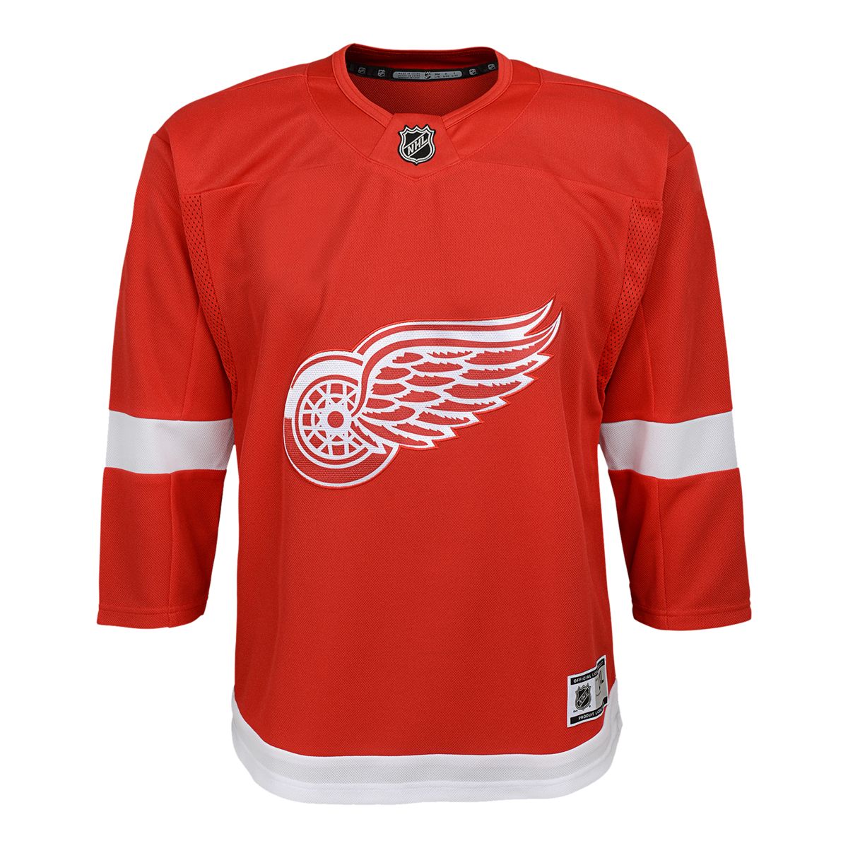 Image of Detroit Red Wings Kids' Home Hockey Jersey
