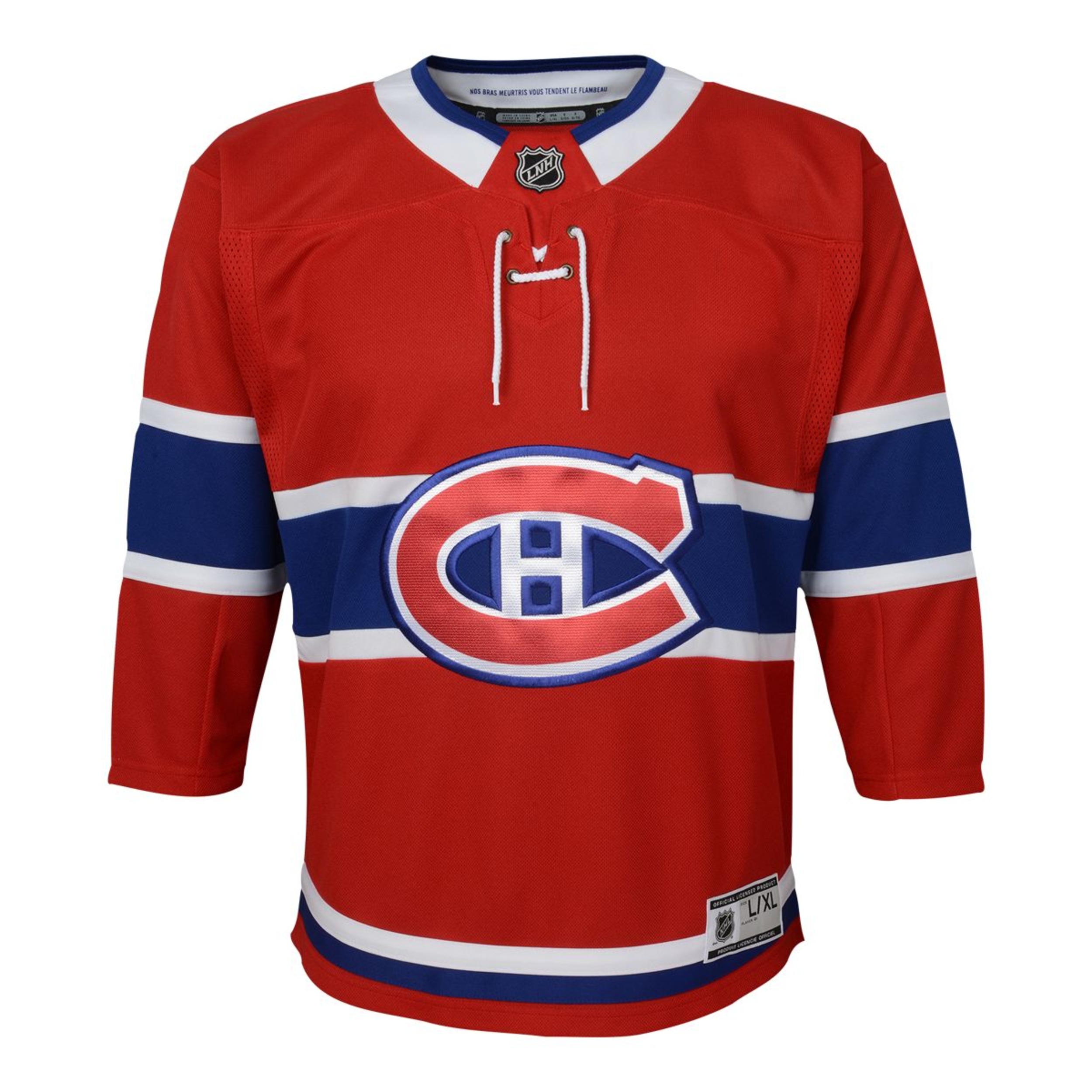 Montreal Canadiens Replica Jersey, Child, Hockey, NHL Front_Flat