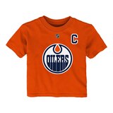 Edmonton Oilers Toddler Connor McDavid Player T Shirt Front_Flat