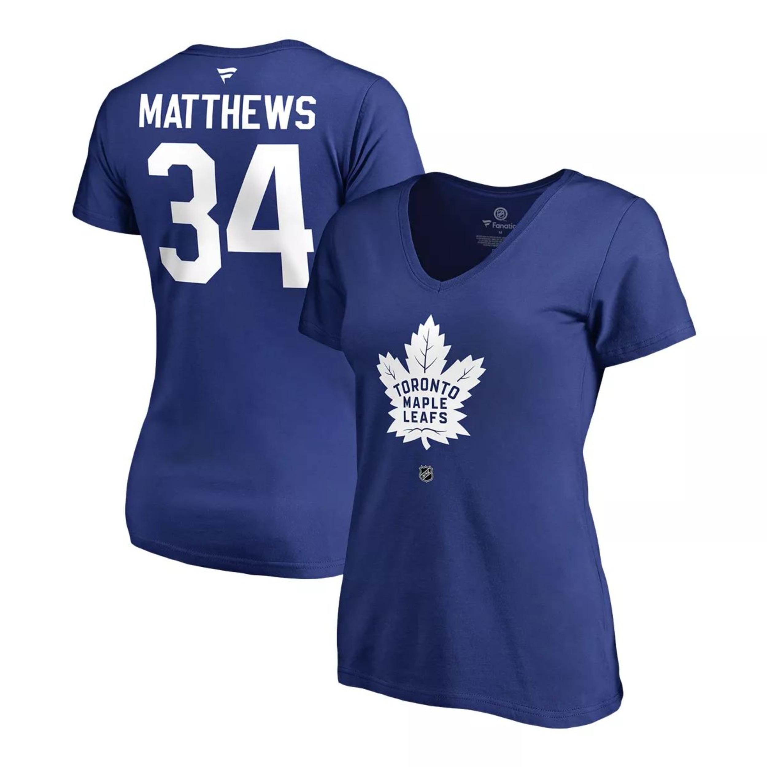 Toronto Maple Leafs Womens Fanatics Matthews Stacked Tee Sportchek