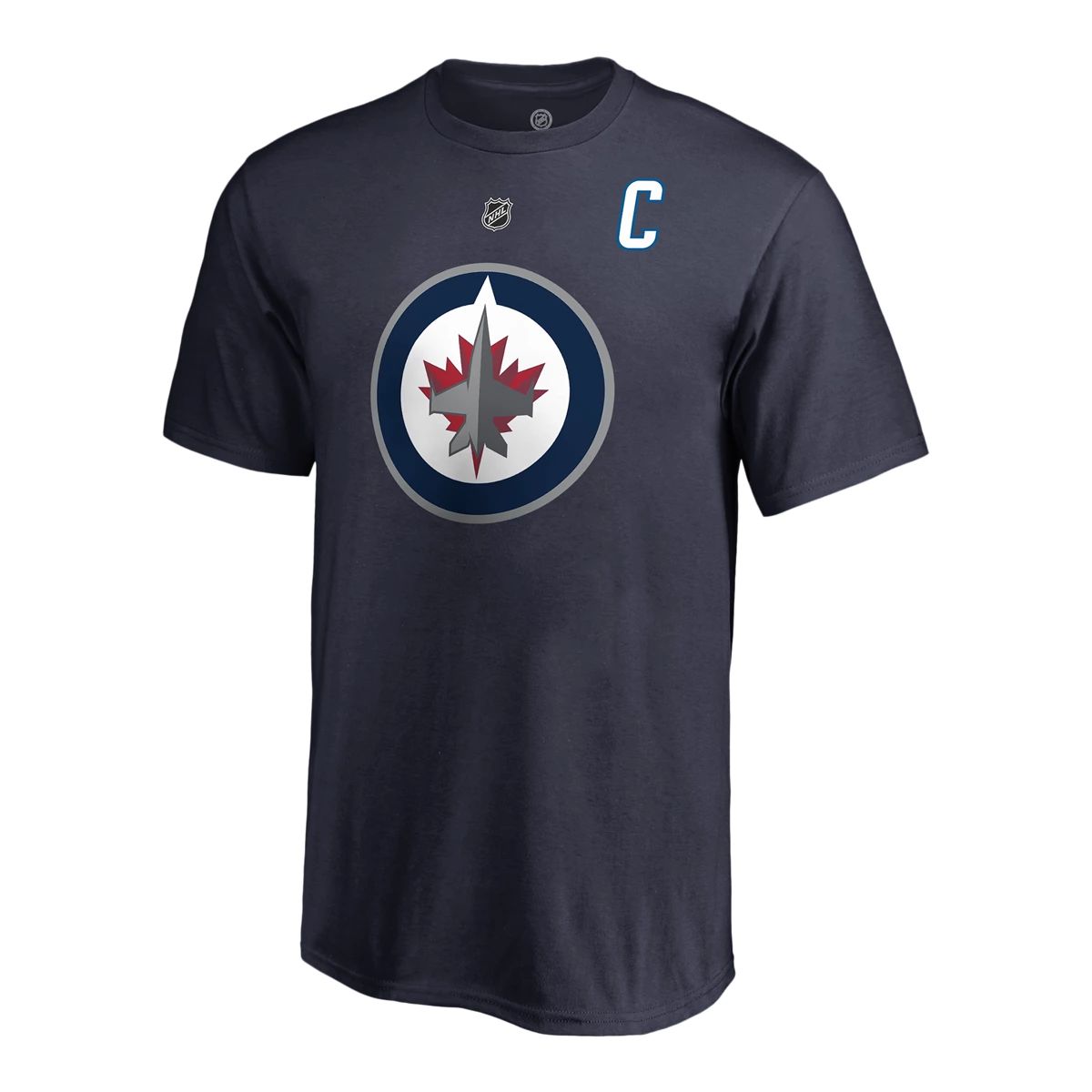 Winnipeg Jets Men's Wheeler Authentic Stack Player Tee
