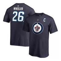 Winnipeg Jets Men's Wheeler Authentic Stack Player Tee Composite_or_Mixed