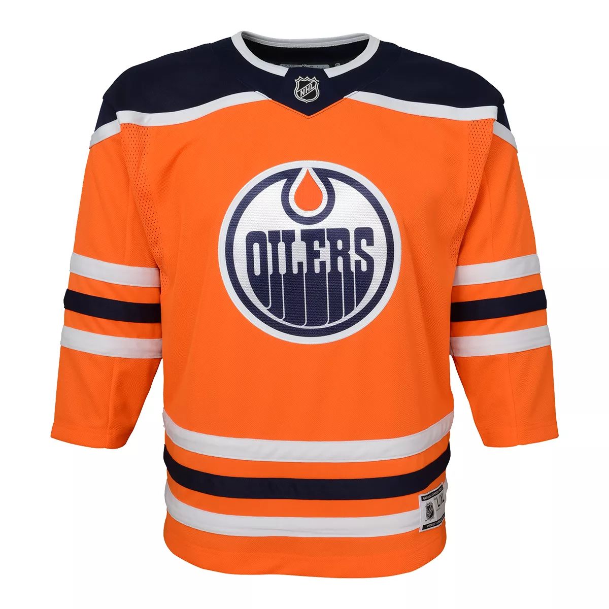 Edmonton Oilers Leon Draisaitl Replica Jersey, Toddler, Hockey, NHL Front_Flat