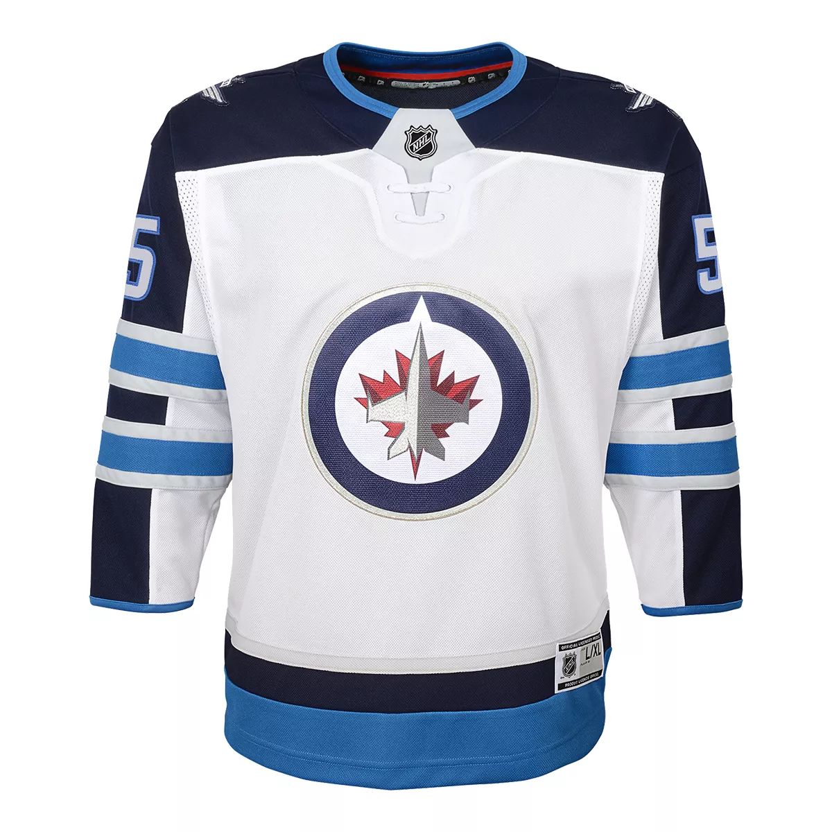 ANY NAME AND NUMBER WINNIPEG JETS THIRD AUTHENTIC ADIDAS NHL