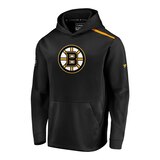 Boston Bruins Fanatics Men's Authentic Pro Rinskide Synthetic Hoodie Front_Angled_Left