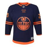 Edmonton Oilers Youth Leon Draisaitl Replica Jersey Front_Flat