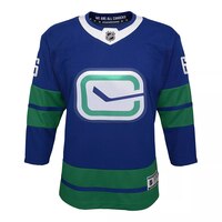 Vancouver Canucks Brock Boeser Replica Jersey, Youth, Hockey, NHL Front_Flat