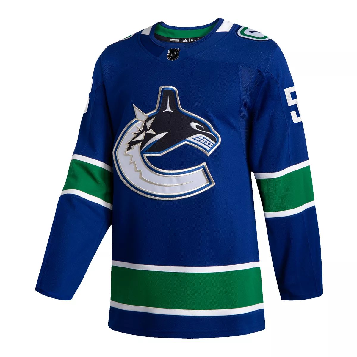 Vancouver Canucks 3rd Adult Size 52 Adidas Jersey