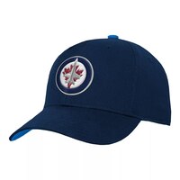 Winnipeg Jets Kids' Precurve Snapback Hat, NHL, Hockey Front_Angled_Left