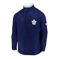 Toronto Maple Leafs Fanatics Men's Locker Room Rink Jacket Front_Angled_Left