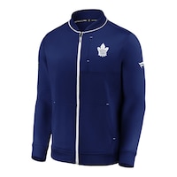 Toronto Maple Leafs Fanatics Men's Locker Room Full Zip Jacket Front_Angled_Left