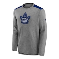 Toronto Maple Leafs Fanatics Men's Travel And Training Clutch Long Sleeve Shirt Front_Angled_Left