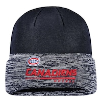 Montreal Canadiens Fanatics Authentic Pro Locker Room Cuffed Knit Hat, NHL, Hockey Front_Flat