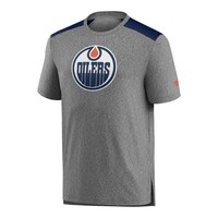 Edmonton Oilers Fanatics Men's Travel And Training Clutch T Shirt Front_Angled_Left