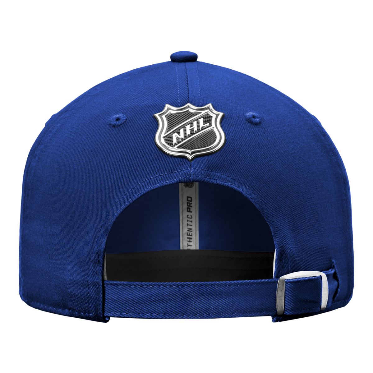 Vancouver Canucks Fanatics Authentic Pro Locker Room Unstructured Adjustable Hat, NHL, Hockey Back_Flat