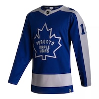 Toronto Maple Leafs adidas Mitch Marner Adizero Reverse Retro Authentic Jersey Front_Angled_Left