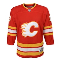 Calgary Flames Johnny Gaudreau Replica Jersey, Youth, Hockey, NHL Front_Flat