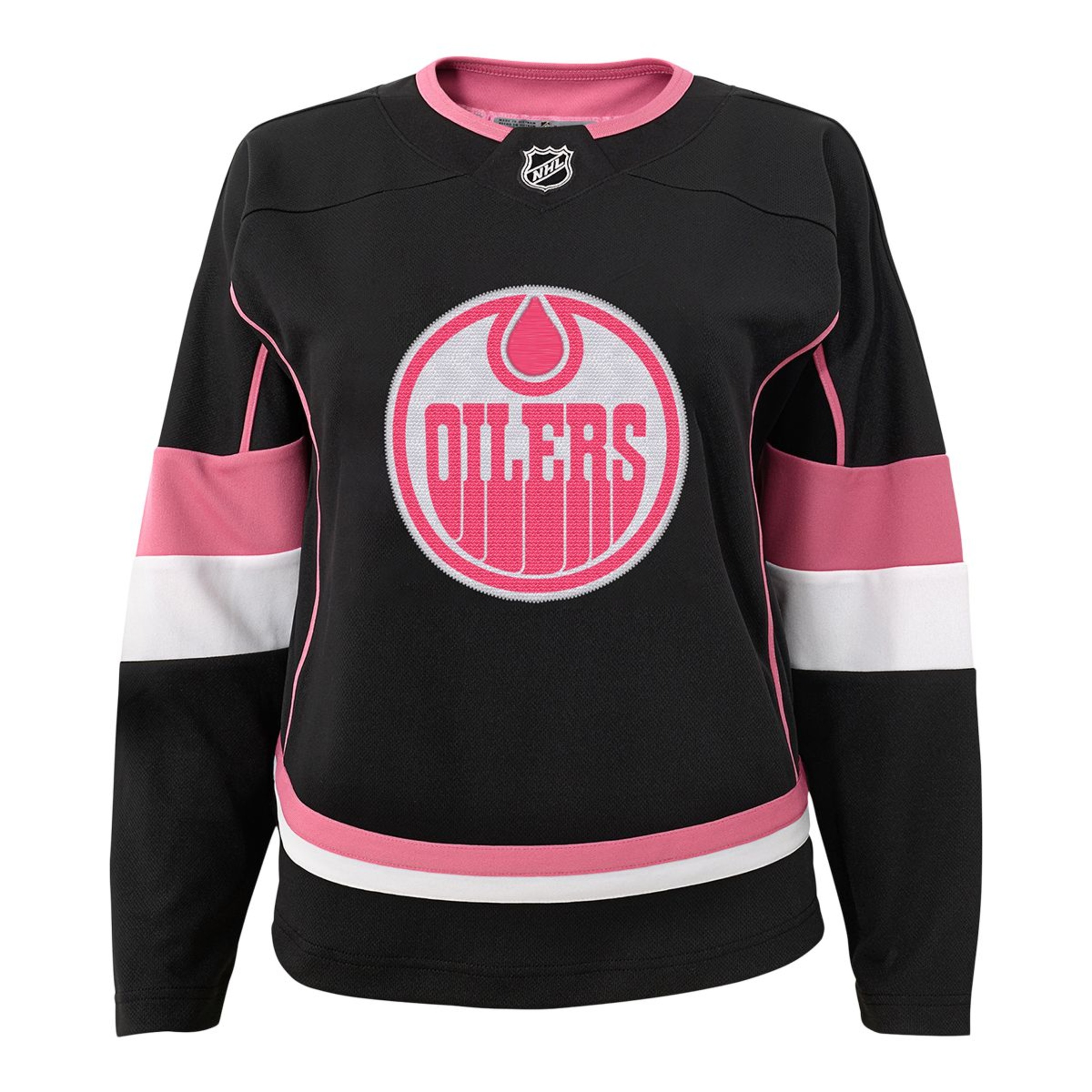 Girls Edmonton Oilers Connor McDavid Fashion Jersey Front_Flat