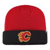 Calgary Flames Fanatics Holiday Cuffed Knit Hat, NHL, Hockey Front_Flat