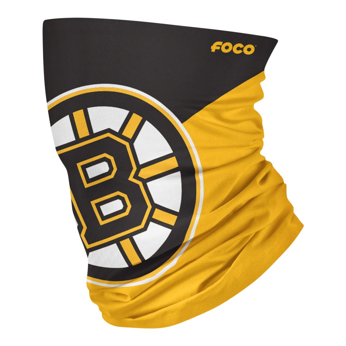 Boston Bruins Big Logo Double Layer Gaiter Front_Angled_Left