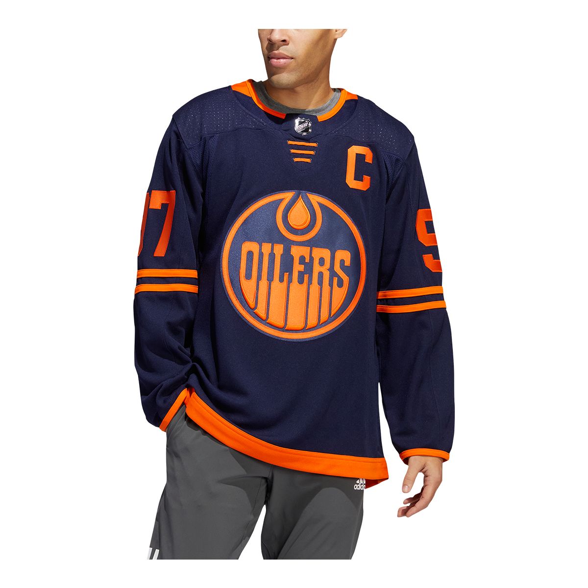 adidas NHL Edmonton Oilers Connor McDavid Authentic Primegreen Alterna