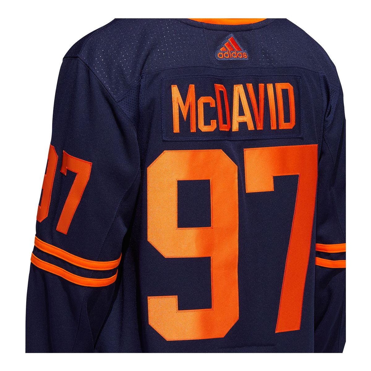 Men's Edmonton Oilers Connor McDavid adidas Orange Home Authentic