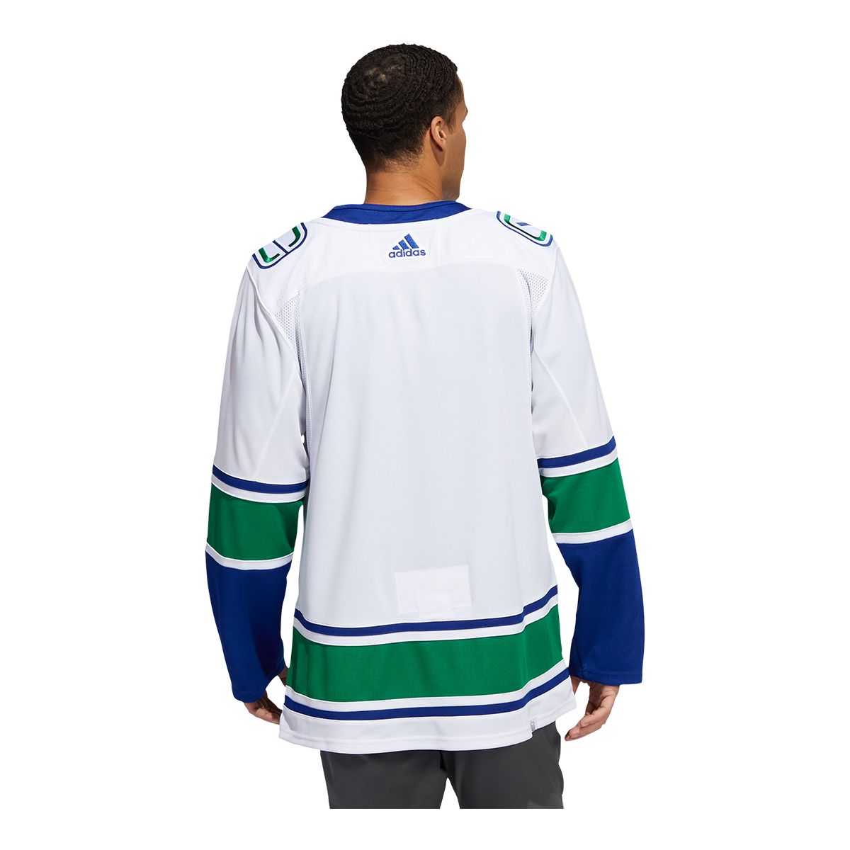 Vancouver Canucks Adidas Primegreen Authentic Home NHL Hockey Jersey - S